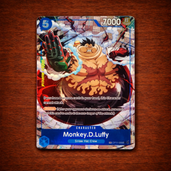 Monkey.D.Luffy OP11-058 Carrying On His Will OP13 Treasure Rare TR One Piece TCG - Image 2