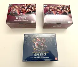 One Piece Op X3 Sealed New Booster Box Op-11 X2 And OP-03 X1 - Image 1