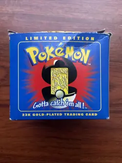 Pokemon Charizard 23K Gold-Plated Burger King Trading Card 100% BRAND NEW SEALED - Image 2