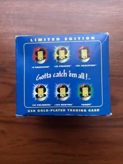 Pokemon Charizard 23K Gold-Plated Burger King Trading Card 100% BRAND NEW SEALED - Image 4