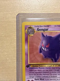 Pokemon TCG Gengar Fossil Card 20/62 First Edition Non Holo - Image 4
