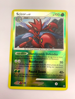 Pokemon Card - Reverse-Holo Scizor 25/100 D&P Stromfront *HP* Rare - Image 1