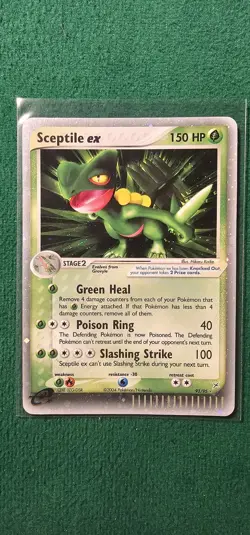Pokemon TCG Sceptile EX Magma and Aqua #93 individual card collectible - Image 1