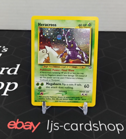 Heracross Neo Genesis 6/111 Holo Rare LP Pokemon Card T1 - Image 1