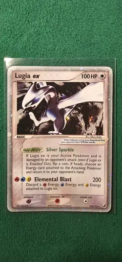 Pokemon TCG Lugia EX Unseen Forces #105 individual card collectible - Image 1
