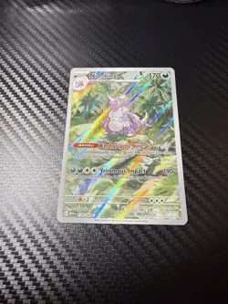 Pokemon TCG Nidoking Scarlet & Violet 151 Illustration Rare Card 174/165 - Image 1