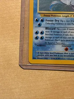 Pokemon TCG Articuno Fossil Holo Unlimited Rare Card 2/62 - Image 5