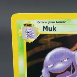 Muk Fossil 13/62 NM MINT Pokemon Card Holo Rare WOTC Vintage 1999 - Image 2