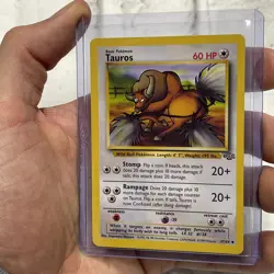 Pokemon Tauros 47/64 Jungle Set Regular Vintage Vtg Nintendo NM/MT Card WOTC TCG - Image 2