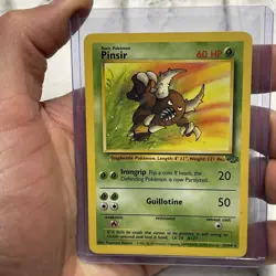 1999 Pokemon TCG Pinsir Jungle 25/64 Regular Unlimited Rare Vintage Card LP Vtg - Image 1