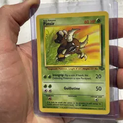 1999 Pokemon TCG Pinsir Jungle 25/64 Regular Unlimited Rare Vintage Card LP Vtg - Image 2