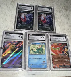 Lot Of 5 Cgc Graded Pokemon Cards -Darkrai,Feraligatr,Mimikyu!!! - Image 5