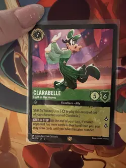 Disney Lorcana Clarabelle Light On Her Hooves Card 84/204 Shimmering Skies - Image 1