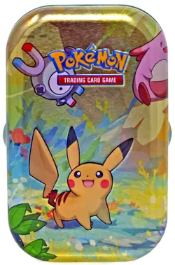 Pokemon Kanto Friends Mini Tin [2 Packs, 1 Coin & 1 Promo Card] - Image 1