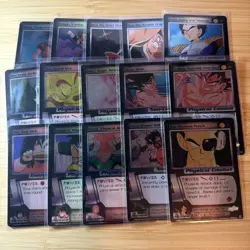120+ Dragon ball Z Topps Card Lot-Saiyan, Frieza, Trunks, Android, & Cell Sagas - Image 2