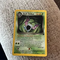 Pokemon TCG Dark Golbat Holo Rare Card 7/82 Unlimited LP - Image 1