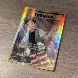 Pokemon Brock's Grit Full Art Holo Ultra Rare 107/108 Evolutions TCG Card - Image 2