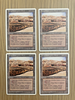MGT 4th Edition STRIP MINE x4 ungraded excellent condition - Image 1