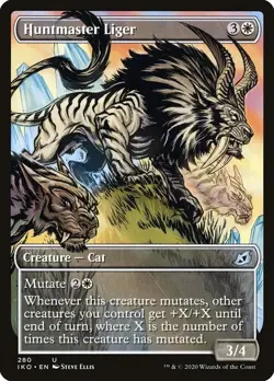 MTG *IKORIA: Behemoths* x1 Full Art Showcase - Huntmaster Liger NM - Image 1