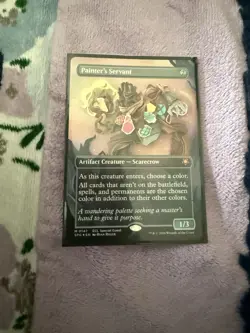 Painter's Servant (Borderless FOIL) Special Guests Lorwyn Eclipsed MTG - MINT - Image 1