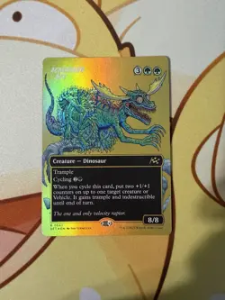 Agonasaur Rex (Borderless) (First-Place Foil) Aetherdrift Foil - Image 1