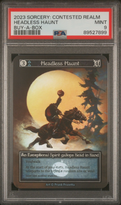 2023 SORCERY: CONTESTED REALM BETA PROMOS HEADLESS HAUNT BUY-A-BOX - PSA 9 - Image 1