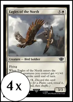 MTG - 4 x Eagles of the North - Playset 4x x4 - Lord of the Rings Commander LOTR - Image 1