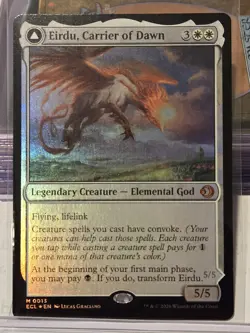 Eirdu, Carrier of Dawn // Isilu, Carrier of Twilight - Foil ECL NM MTG - Image 1