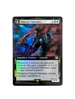 Vincent Valentine 0454 Rare Extended Art Foil FFVII FIN MTG FINAL FANTASY EN - Image 1