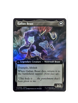 Vincent Valentine 0454 Rare Extended Art Foil FFVII FIN MTG FINAL FANTASY EN - Image 2