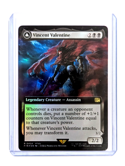 Vincent Valentine 0454 Rare Extended Art Foil FFVII FIN MTG FINAL FANTASY EN - Image 3