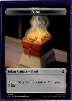 Token: Dragon (0009) / Food (0019) - MTG X Avatar The Last Airbender - Image 1