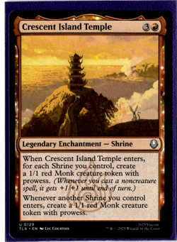 Crescent Island Temple - 0129 - MTG X Avatar The Last Airbender - Image 1