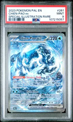 2023 POKEMON PAL EN-PALDEA EVOLVED SPECIAL ILLUSTRATION RARE CHIEN-PAO EX PSA 9 - Image 1