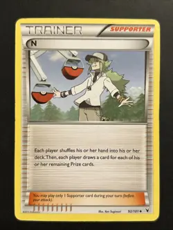 Pokemon TCG N Noble Victories 92/101 Regular Uncommon LP - Image 1
