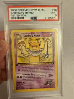 2000 Pokemon - 1st Edition Sabrina’s Hypno - Gym Challenge 56/132 - PSA 9 Mint! - Image 3