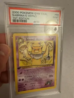 2000 Pokemon - 1st Edition Sabrina’s Hypno - Gym Challenge 56/132 - PSA 9 Mint! - Image 5