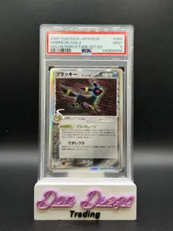 2005 Pokemon Japanese 1st Edition Holon Research Tower #069 Umbreon Holo PSA 9 - Image 1