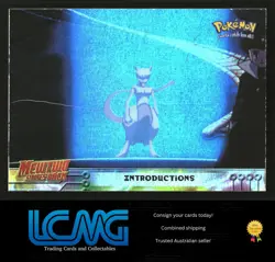 Topps TV Animation Pokemon - Mewtwo Strikes Back INTRODUCTIONS Holo L9D - Image 1