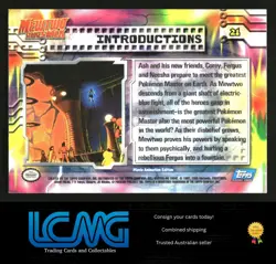 Topps TV Animation Pokemon - Mewtwo Strikes Back INTRODUCTIONS Holo L9D - Image 2