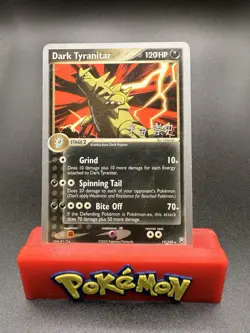 Pokemon - Dark Tyranitar 19/109 - Rocket Returns/2005 World Championship- MP/HP - Image 1