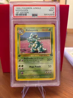 PSA 9 Nidoqueen 1st Edition 1999 Pokemon Jungle 23/64 MINT - Image 1
