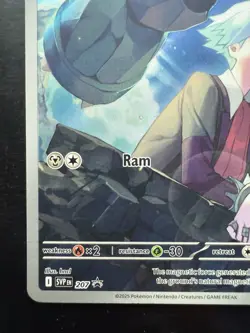 Pokemon Steven's Beldum 207 Black Star Promo Illustration Rare (NM) - Image 4
