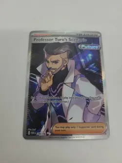 Professor Turo's Scenario - 240/182 - Pokemon Paradox Rift Full Art Rare NM - Image 1