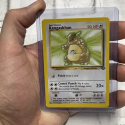 Kangaskhan 21/64 Jungle Regular Rare Pokemon TCG Non Holo Vintage NM/MT Nintendo - Image 1