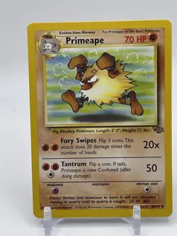 Pokemon TCG Primeape Jungle 43/64 Regular Unlimited Uncommon NM Near Mint F4 - Image 1