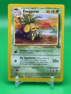 Pokemon TCG Exeggutor 35/64 Jungle Unlimited Near Mint NM L4 Free Shipping - Image 1