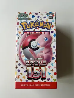 Pokemon SV3A 151 Booster Box [Korean] - UK, Sealed - Image 1
