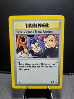 Pokemon TCG Here Comes Team Rocket! 15/82 Team Rocket 1999-2000 WOTC Holo HP - Image 1