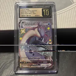 CGC 10 PRISTINE 2020 POKEMON JPN SHINY STAR V HOLO #312/190 LAPRAS VMAX - Image 1